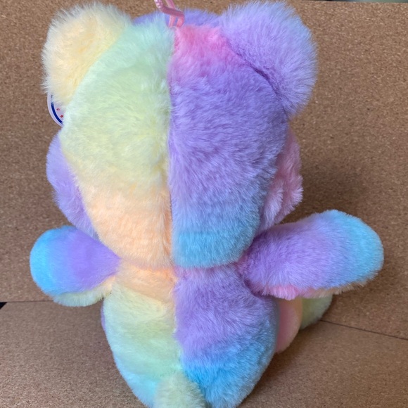Stuffed Animal Rainbow Bear - Picture 3 of 5